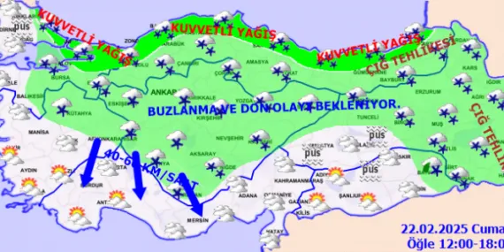 Meteoroloji'den uyarı! Kar, buzlanma ve çığ tehlikesi haberi