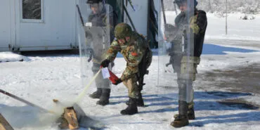 Motorlu Piyade Bölüğü Bosna Hersek tatbikatında haberi