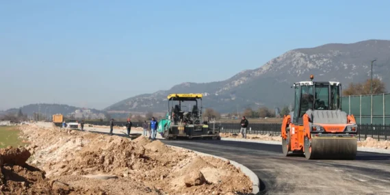 Muğla'da AVM bağlantı yolunda son rötuşlar haberi