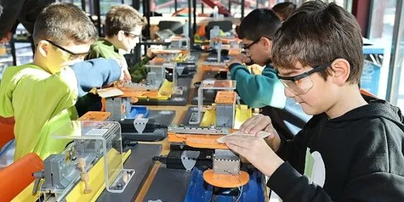 Nilüferli çocuklar yarıyıl tatilinde hem öğrendi hem eğlendi haberi