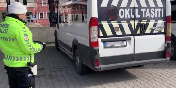 Okul servis araçlarına sıkı takip haberi