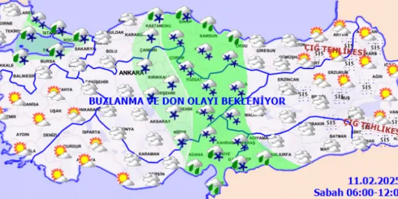 Orta Karadeniz ve İç Anadolu'da 'kar' uyarısı! haberi