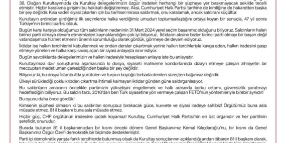 Özgür Özel: Darbeye meydan okuyoruz! haberi