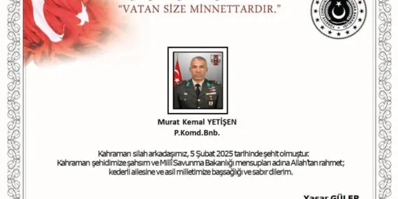 Pençe Kilit'ten acı haber! haberi