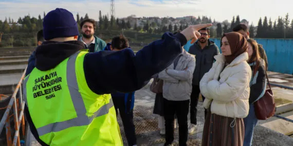SASKİ arıtma tesisleri'ne Tıp Fakültesi'nden ziyaret haberi