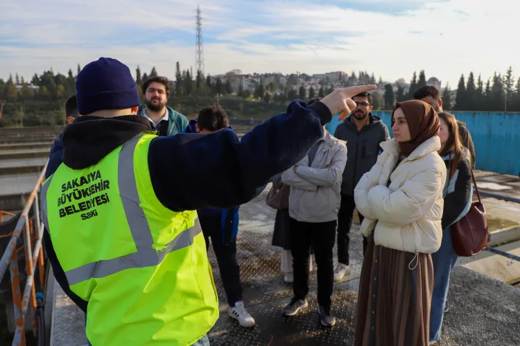SASKİ arıtma tesisleri'ne Tıp Fakültesi'nden ziyaret haberi