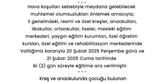 Sakarya ve Bilecik'te eğitime 'kar' tatili haberi