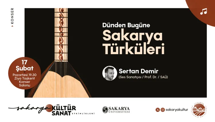 Sakarya’nın kültürü türkülerle hayat bulacak haberi