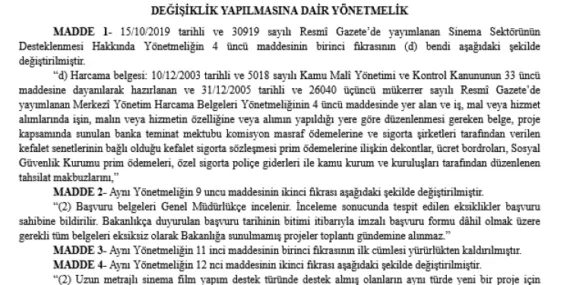 Sinema sektörüne destek ayarı! haberi