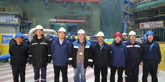 Tianwan Ngs’nin 7. Güç Ünitesi’nde Açık Reaktöre Ait Tüm Güvenlik Sistemlerinin Temizlenmesine Başlandı haberi