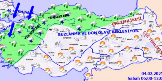 Türkiye'de güneşli günlere biraz ara! İşte bugün yurtta hava? haberi