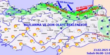 Yurtta bugünde kar sürüyor... İşte havanın 23 Şubat Pazar raporu haberi