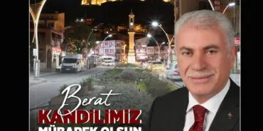 Bayburt Belediye Başkanı Memiş'ten Berat Kandili Mesajı: "Berat, Kulluk Yolculuğumuzu Gözden Geçirme Fırsatıdır" Haberi