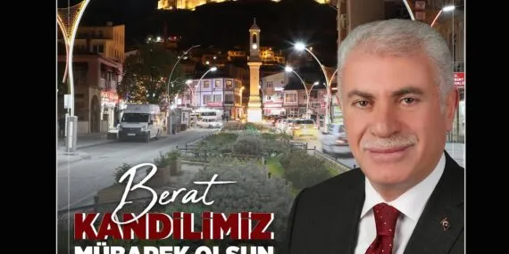 Bayburt Belediye Başkanı Memiş’ten Berat Kandili Mesajı: “Berat, Kulluk Yolculuğumuzu Gözden Geçirme Fırsatıdır” Haberi