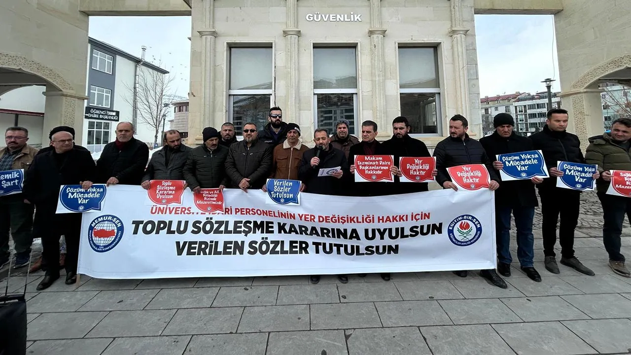 Bayburt'ta Eğitim-Bir-Sen'den Üniversite İdari Personeli İçin Yer Değişikliği Hakkı Talebi Haberi