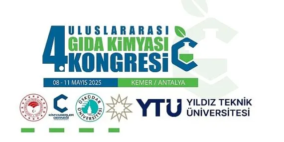 “4. Uluslararası Gıda Kimyası Kongresi” önemli isimleri bir araya getiriyor… haberi