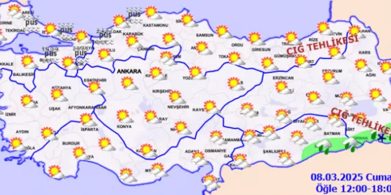 8 Mart'ta hava nasıl olacak? haberi