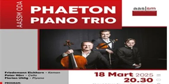 AASSM’de Phaeton Piano Trio konseri haberi