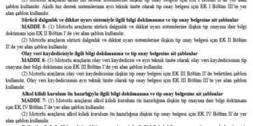 AB mevzuatına uyum... Araçlara alkol kilidi geliyor! haberi