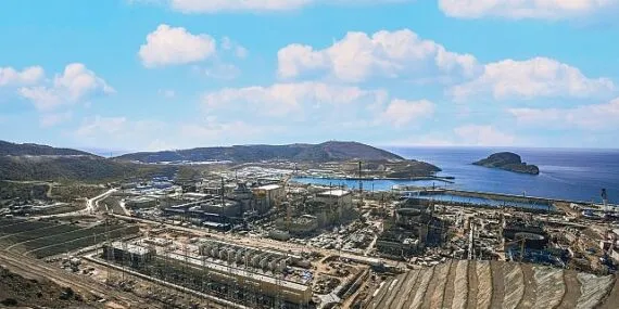 Akkuyu NGS sahasında, santralın ortak tuzdan arındırma kompleksi işletmeye alındı haberi