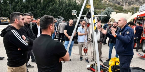 Ankara İtfaiyesi'nden iyfaiyecilere kapsamlı eğitim haberi