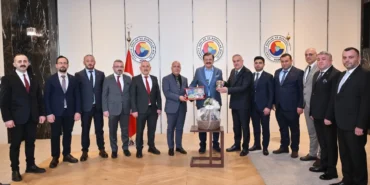 Artvin Ticaret Borsası’ndan, TOBB Genel Başkanı Hisarcıklıoğlu’na ziyaret haberi