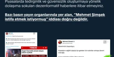 Bakan Şimşek: Görevimizin başındayız! haberi