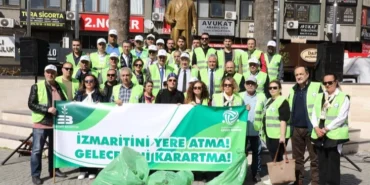 Balıkesir Edremit Belediyesi'nden 'izmarit toplama' kampanyası haberi