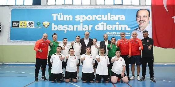 Başkan Altay Avrupa Şampiyonası’na Konya’da Hazırlanan Özel Sporcularla Buluştu haberi
