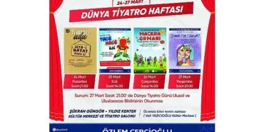 Başkan Çerçioğlu, Aydınlıları Dünya Tiyatro Haftası Etkinlikleri ile Buluşturuyor haberi