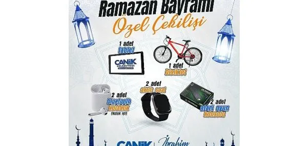 Bayram Hediyeleri Canik'ten haberi