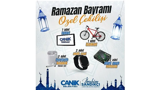 Bayram Hediyeleri Canik'ten haberi