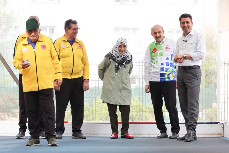 Bilecik'te huzurevi sakinleri yeteneklerini Bocce ile sergiledi haberi