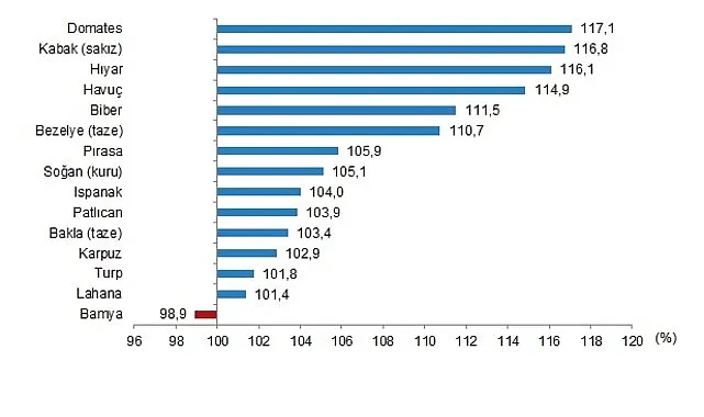 Bitkisel Ürün Denge Tabloları, 2024 haberi