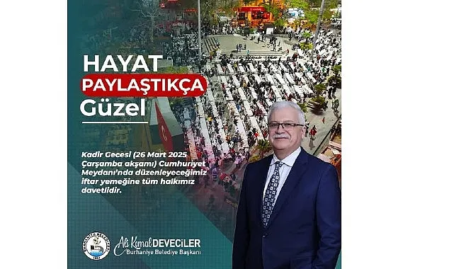 Burhaniyeliler bu akşam iftarda buluşacak haberi