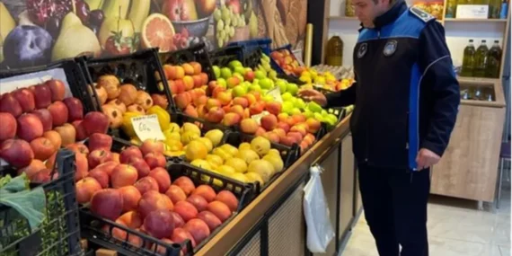 Bursa İnegöl Zabıtası'ndan manav denetimi haberi