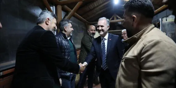 Bursa İnegöl'de Hafız Halil İbrahim Baş Yeniceköy Mahallesi cemaatiyle buluştu haberi