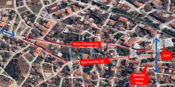 Bursa İnegöl'de iki mahallede tek yön uygulaması haberi