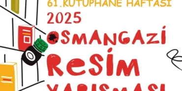 Bursa Osmangazi Belediyesi’nden ‘Üreten Kütüphaneler’ konulu resim yarışması haberi