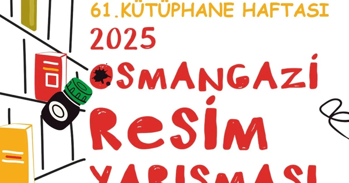 Bursa Osmangazi Belediyesi’nden ‘Üreten Kütüphaneler’ konulu resim yarışması haberi