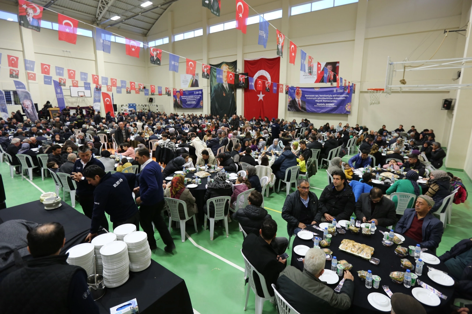Bursa'da Ramazan bereketi Keles'te yaşandı haberi