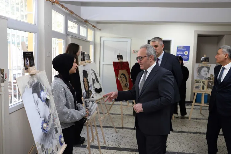 Bursa'da liseli öğrencilerden 8 Mart programı haberi