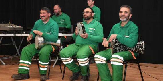 Bursa'da temizlik işçileri kurdukları orkestra ile konser verecek haberi