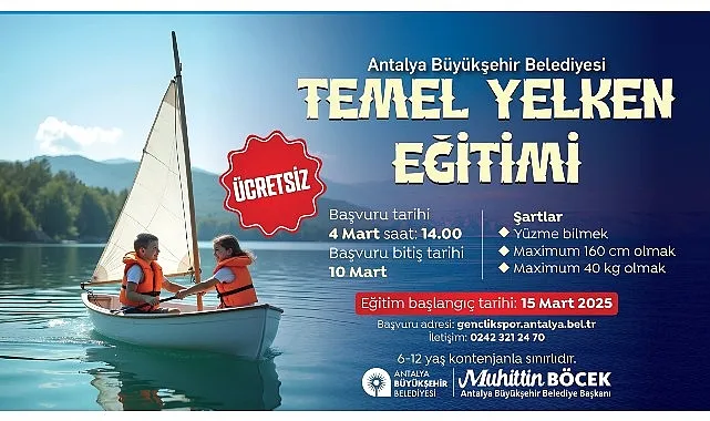 Büyükşehir'den 'Temel Yelken Eğitimi' haberi