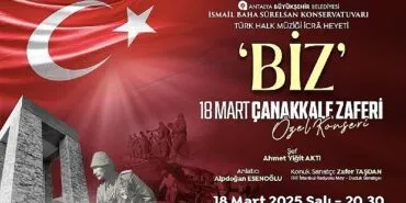Çanakkale Zaferi’nin 110. Yıl Dönümüne Özel Konser haberi