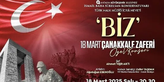 Çanakkale Zaferi’nin 110. Yıl Dönümüne Özel Konser haberi