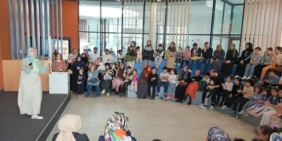 Çocuklar, masal diyarına yolculuk yaptı haberi