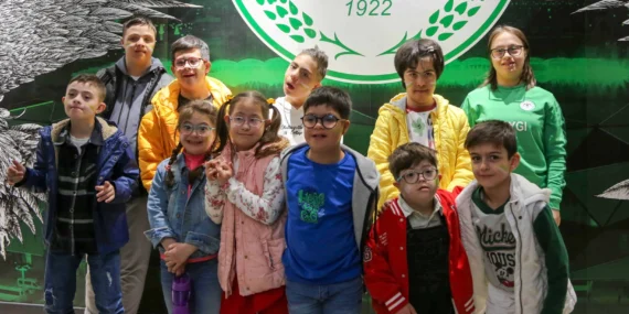 DOSD Meram’ın özel çocukları Konyaspor’a şans getirdi haberi