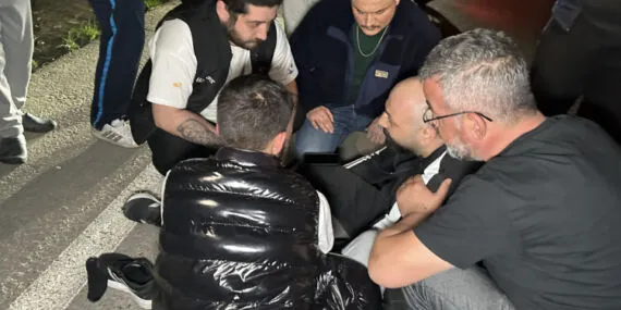 Düzce'de husumet kavgası: 1 yaralı haberi