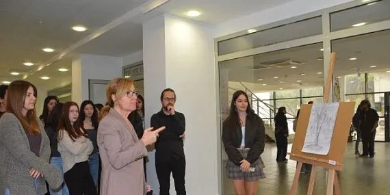 EÜ’de “70. Yıl Peyzaj-Desen Sergisi” Açıldı haberi